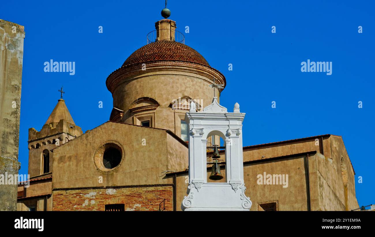 Pisticci, le district de Dirupo, Matera, Basilicate, Italie Banque D'Images