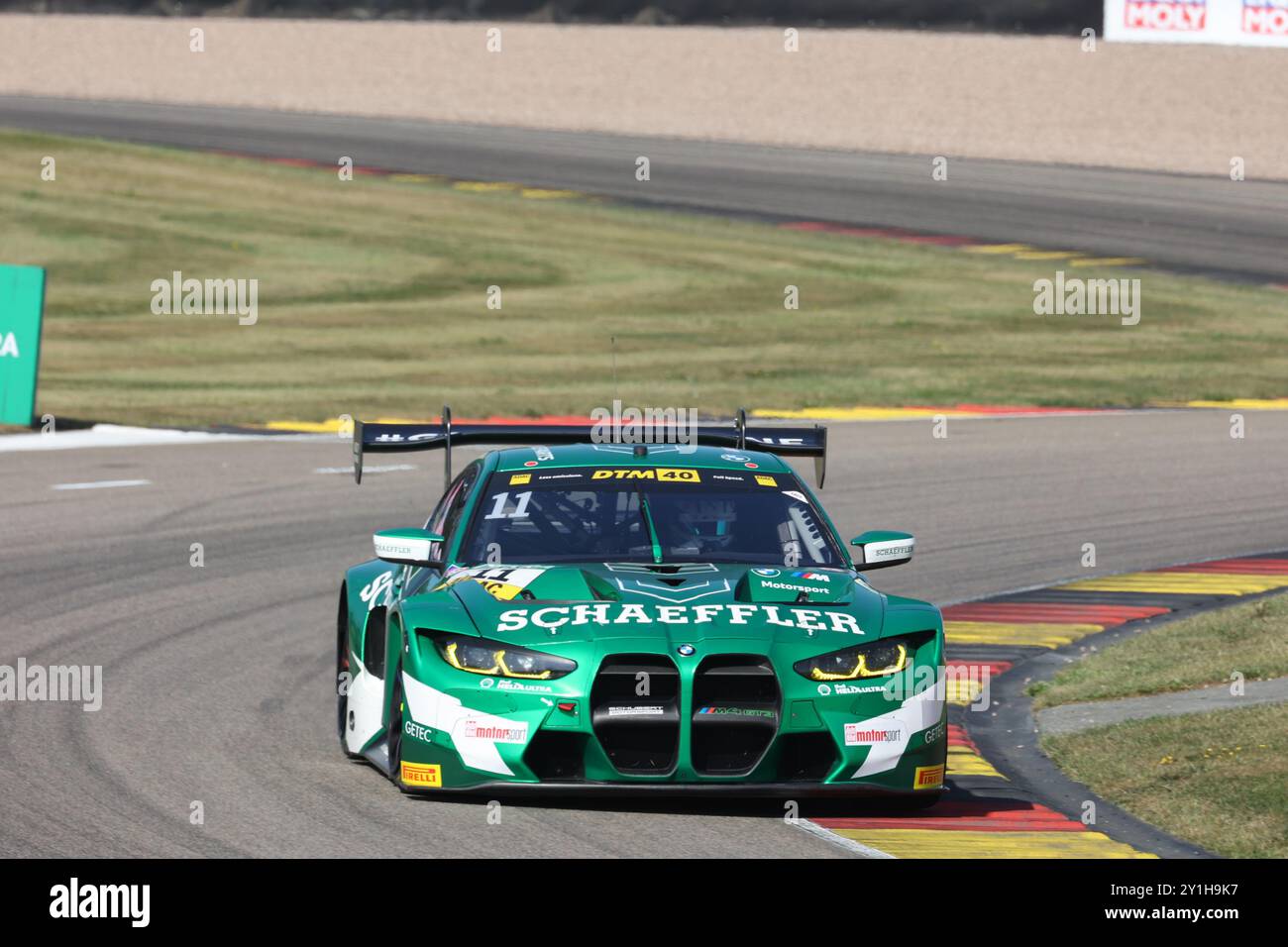 Marco Wittmann (DEU), BMW M4 GT3, Team : Schubert Motorsport (DEU) Motorsport, DTM 2024, DTM06, entraînement, Freitag, Sachsenring, Hohenstein-Ernstthal, Sachsen, Deutschland, 06.09.2024 Foto : Eibner-Pressefoto/Juergen Augst Banque D'Images