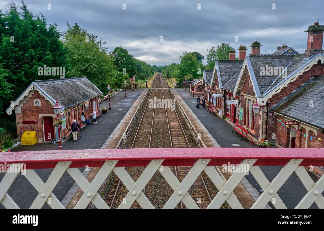 Appleby Station sur le Settle to Carlisle Railway Line, Appleby-in-Westmorland, Cumbria Banque D'Images