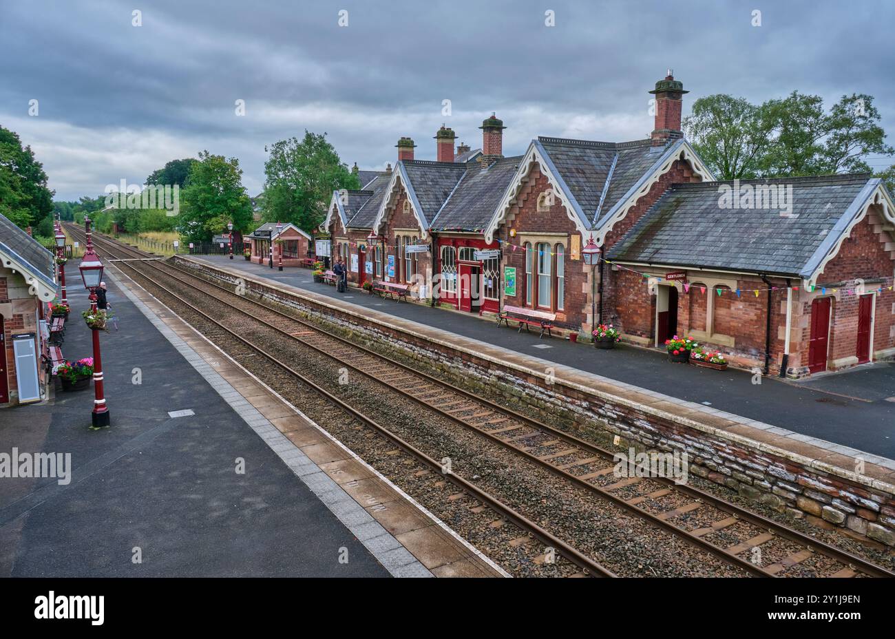 Appleby Station sur le Settle to Carlisle Railway Line, Appleby-in-Westmorland, Cumbria Banque D'Images