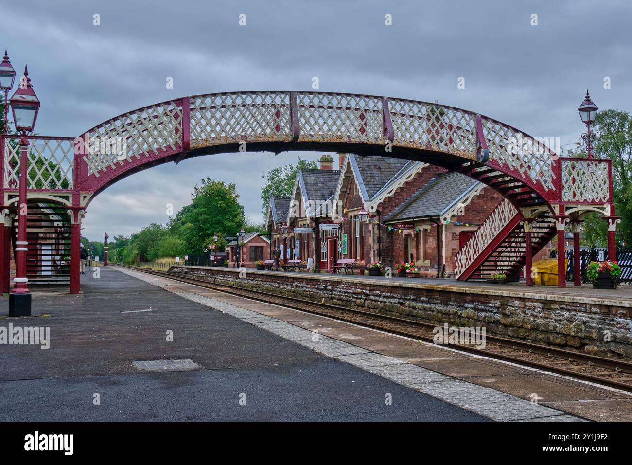 Appleby Station sur le Settle to Carlisle Railway Line, Appleby-in-Westmorland, Cumbria Banque D'Images