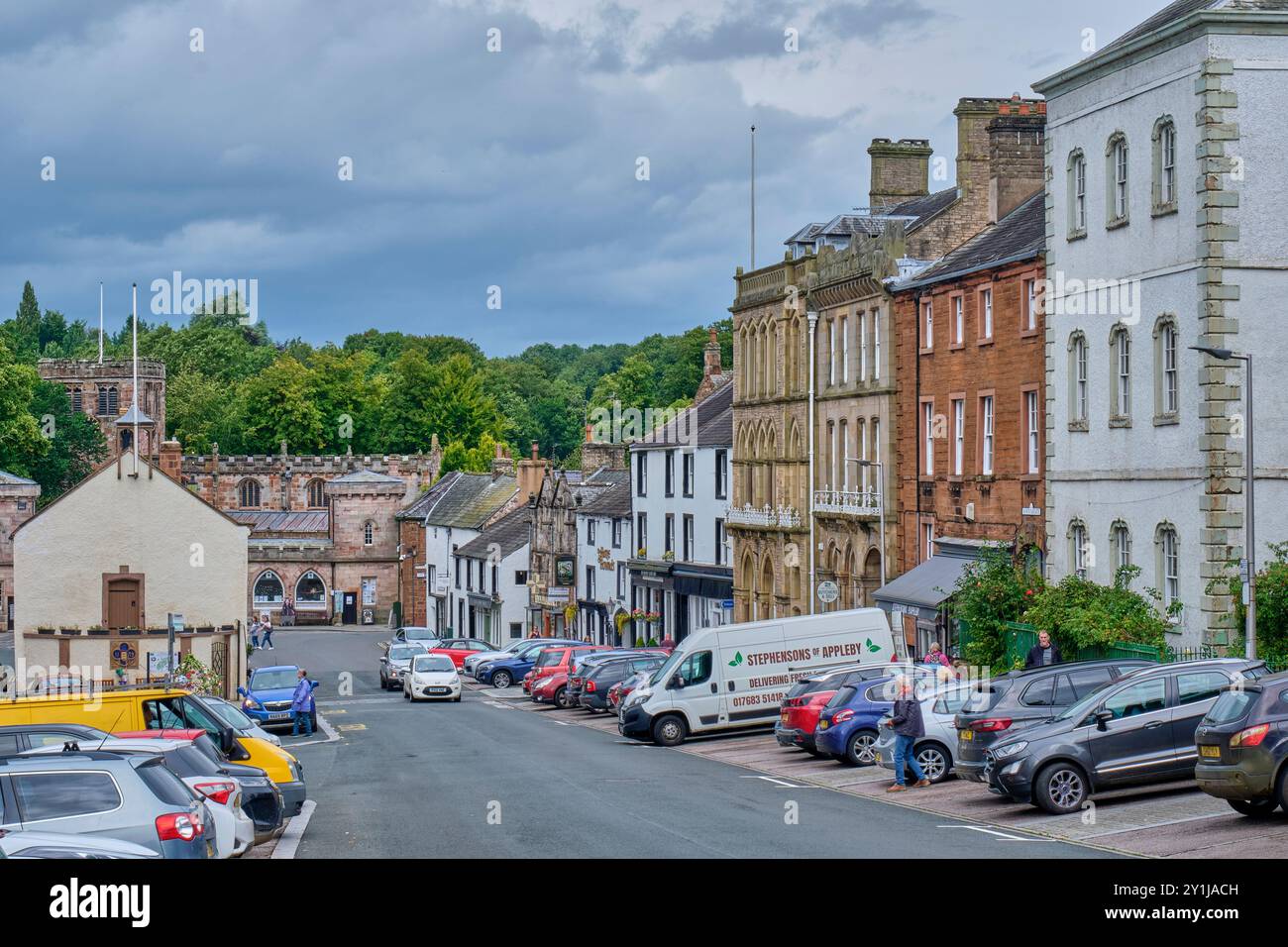 Boroughgate, Appleby-in-Westmorland, Cumbria Banque D'Images
