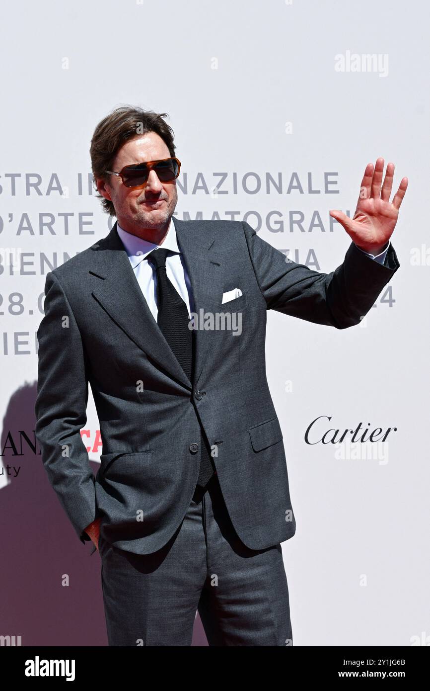 Venise, Italie. 07 septembre 2024. Luke Wilson assiste à The Horizon : an American Saga - Chapitre 2 première dans le cadre du 81e Festival international du film de Venise, à Venise, Italie, le 7 septembre 2024. Photo Aurore MARECHAL/ABACAPRESS. COM Credit : Abaca Press/Alamy Live News Banque D'Images