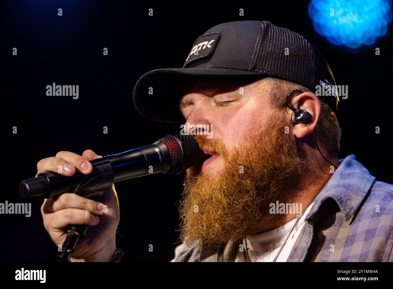 Edmonton, Canada. 06 septembre 2024. Tyler Braden se produit au Cook County Saloon à Edmonton. (Photo de Ron Palmer/SOPA images/SIPA USA) crédit : SIPA USA/Alamy Live News Banque D'Images