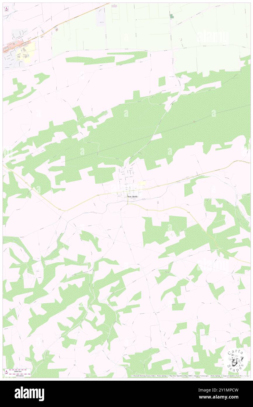 New Berlin, comté d'Union, États-Unis, Pennsylvanie, n 40 52' 44'', S 76 59' 12'', carte, Cartascapes carte publiée en 2024. Explorez Cartascapes, une carte qui révèle la diversité des paysages, des cultures et des écosystèmes de la Terre. Voyage à travers le temps et l'espace, découvrir l'interconnexion du passé, du présent et de l'avenir de notre planète. Banque D'Images