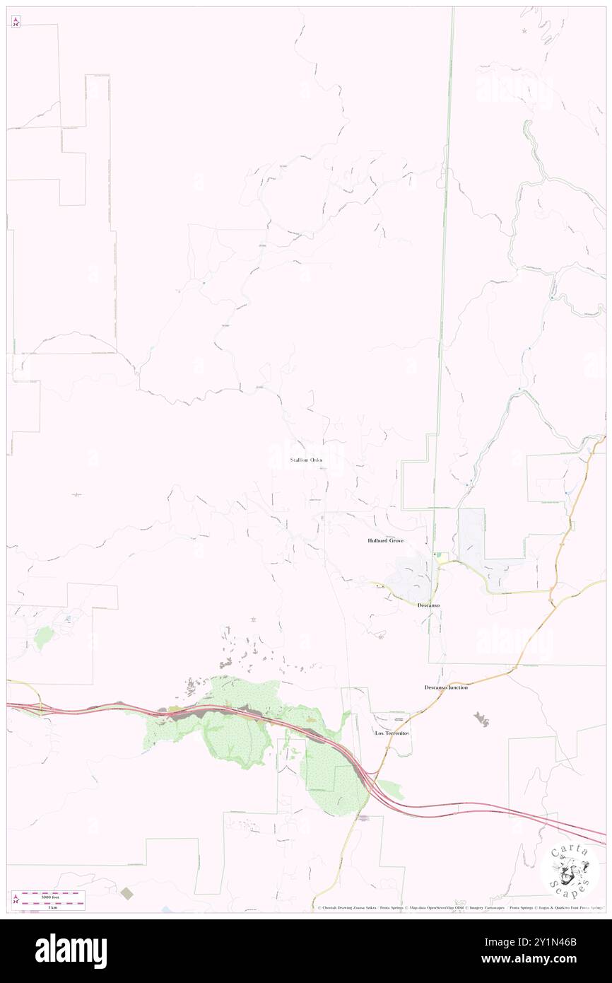 Stallion Oaks, Comté de San Diego, US, États-Unis, Californie, n 32 52' 24'', S 116 38' 11'', carte, Cartascapes carte publiée en 2024. Explorez Cartascapes, une carte qui révèle la diversité des paysages, des cultures et des écosystèmes de la Terre. Voyage à travers le temps et l'espace, découvrir l'interconnexion du passé, du présent et de l'avenir de notre planète. Banque D'Images