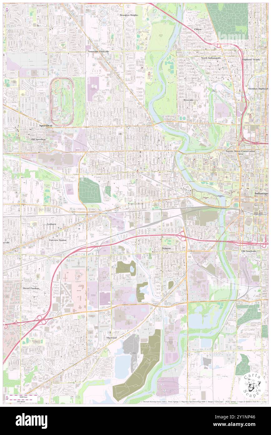 Mount Jackson, Comté de Marion, US, États-Unis, Indiana, n 39 45' 55'', S 86 12' 23'', carte, Cartascapes carte publiée en 2024. Explorez Cartascapes, une carte qui révèle la diversité des paysages, des cultures et des écosystèmes de la Terre. Voyage à travers le temps et l'espace, découvrir l'interconnexion du passé, du présent et de l'avenir de notre planète. Banque D'Images