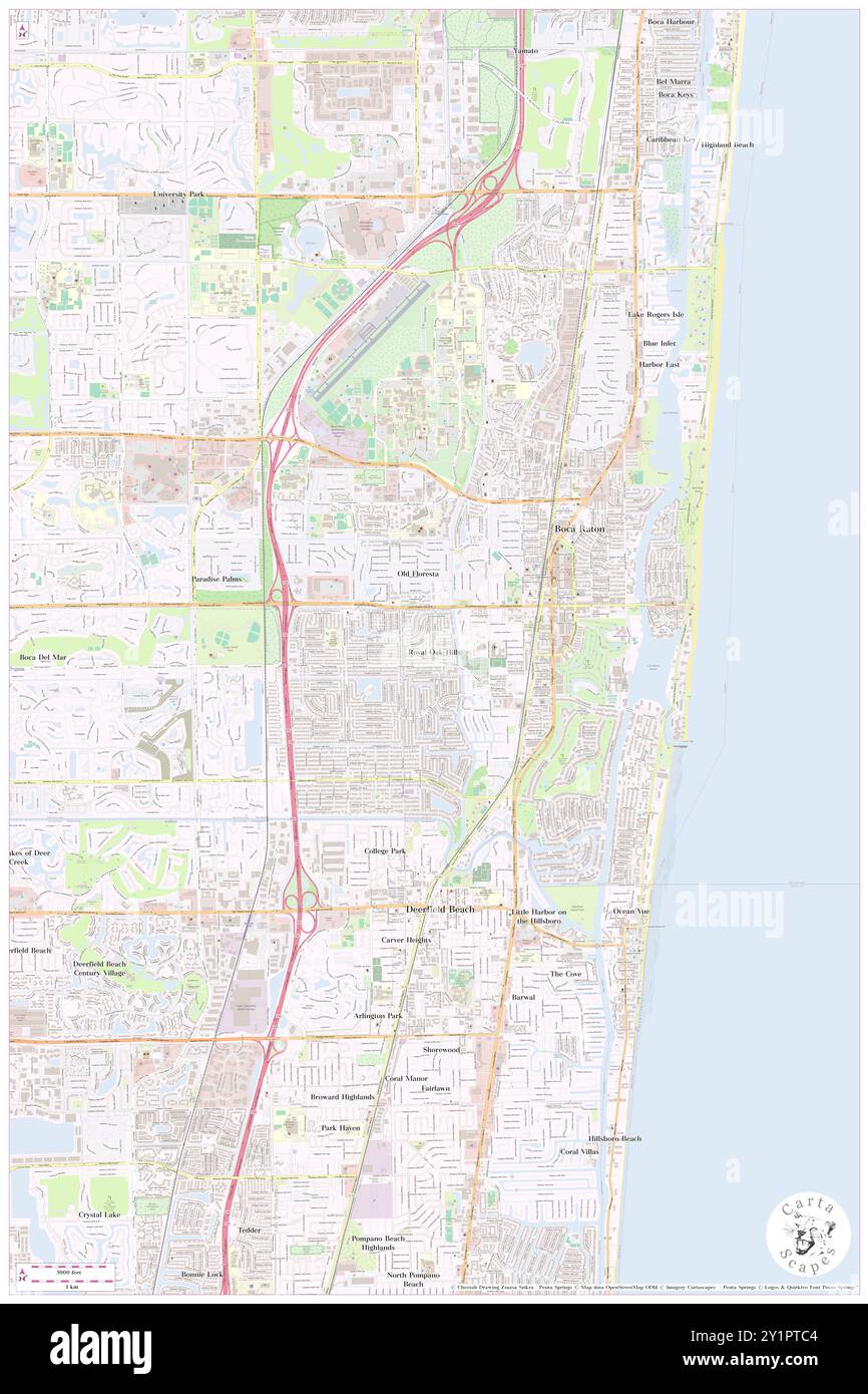 Royal Oak Hills, Comté de Palm Beach, US, États-Unis, Floride, n 26 20' 44'', S 80 6' 1'', carte, Carthascapes carte publiée en 2024. Explorez Cartascapes, une carte qui révèle la diversité des paysages, des cultures et des écosystèmes de la Terre. Voyage à travers le temps et l'espace, découvrir l'interconnexion du passé, du présent et de l'avenir de notre planète. Banque D'Images