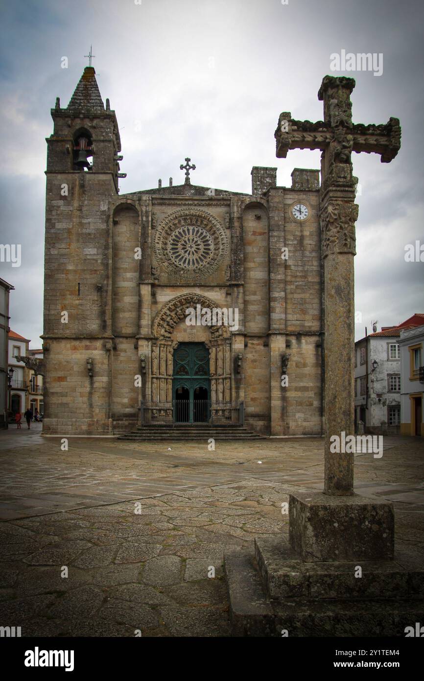 Espagne galice Eglise de San Martino in Noia Banque D'Images