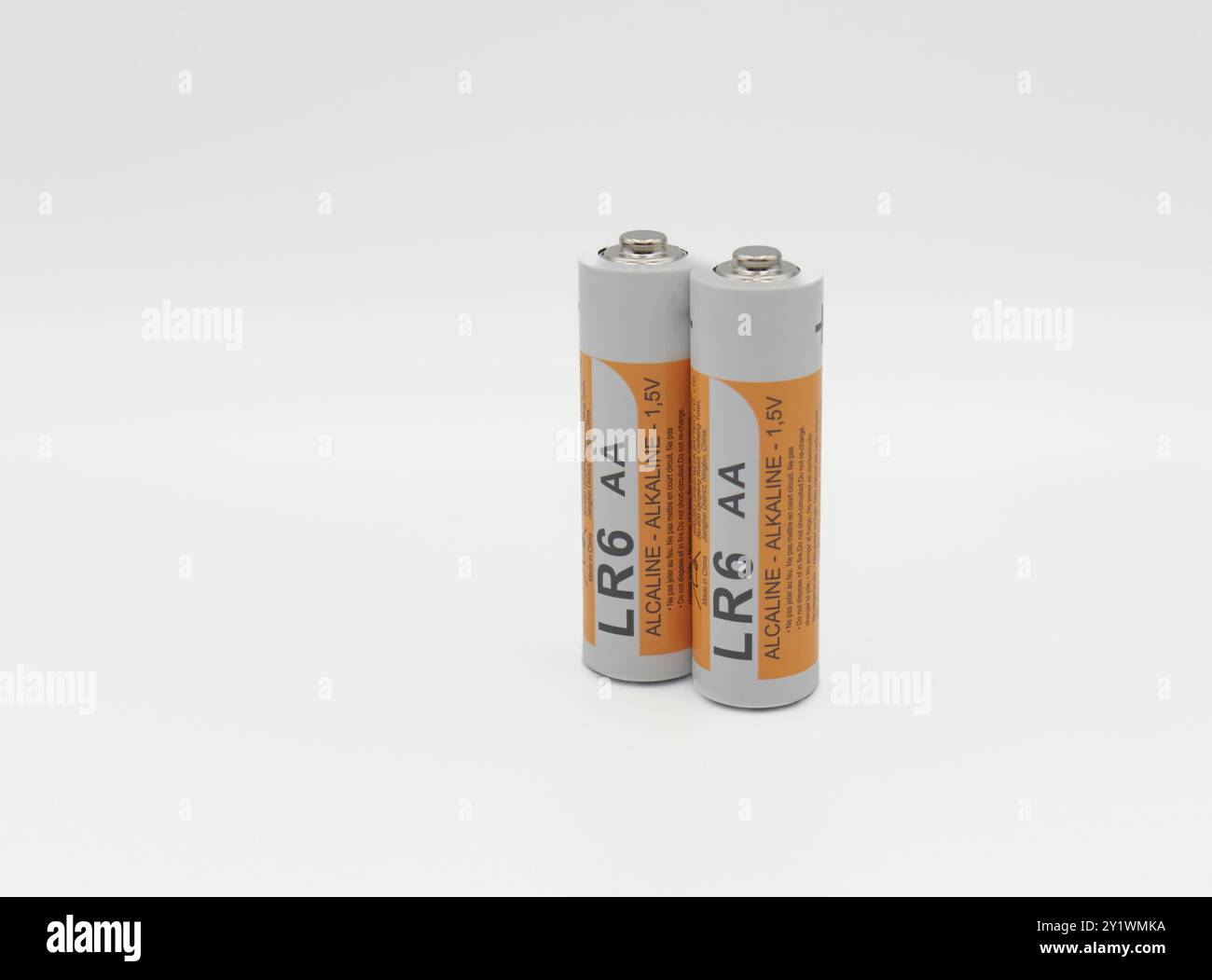 Piles alcalines à haute efficacité et longue durée de vie Banque D'Images