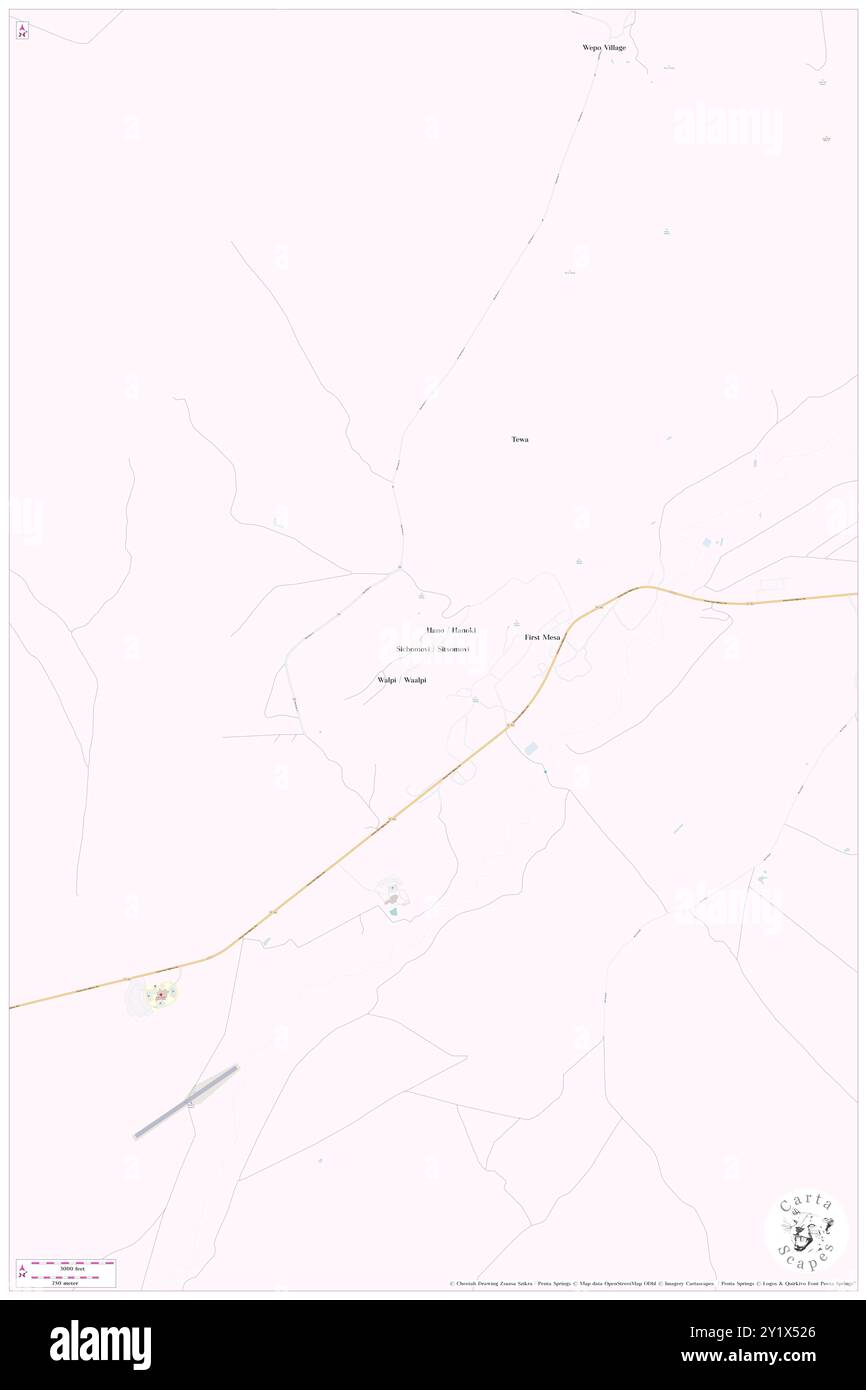 Sichomovi, Comté de Navajo, US, États-Unis, Arizona, n 35 50' 7'', S 110 23' 39'', carte, Cartascapes carte publiée en 2024. Explorez Cartascapes, une carte qui révèle la diversité des paysages, des cultures et des écosystèmes de la Terre. Voyage à travers le temps et l'espace, découvrir l'interconnexion du passé, du présent et de l'avenir de notre planète. Banque D'Images