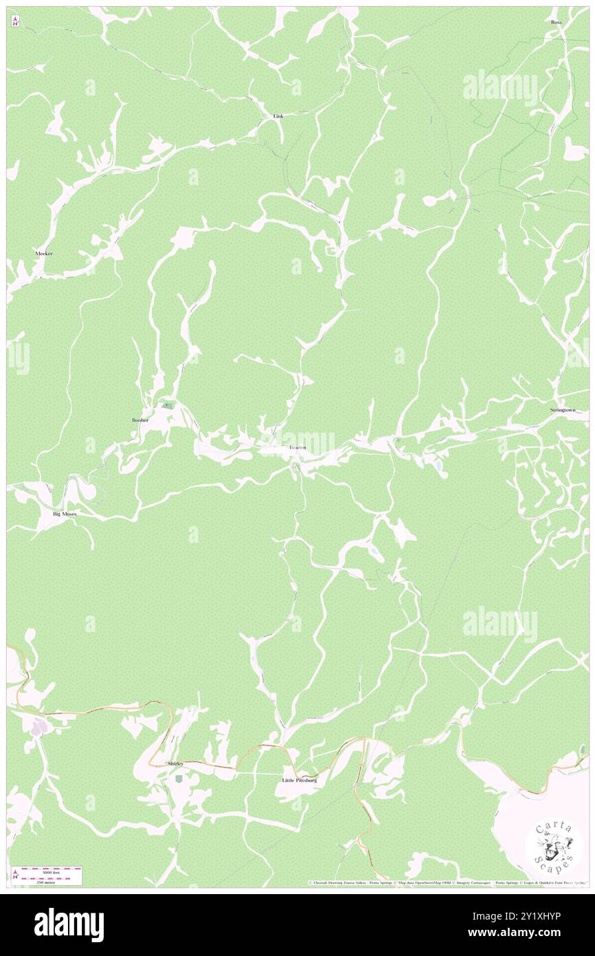 Braden, Tyler County, US, United States, West Virginia, n 39 26' 25'', S 80 44' 38'', carte, Cartascapes carte publiée en 2024. Explorez Cartascapes, une carte qui révèle la diversité des paysages, des cultures et des écosystèmes de la Terre. Voyage à travers le temps et l'espace, découvrir l'interconnexion du passé, du présent et de l'avenir de notre planète. Banque D'Images