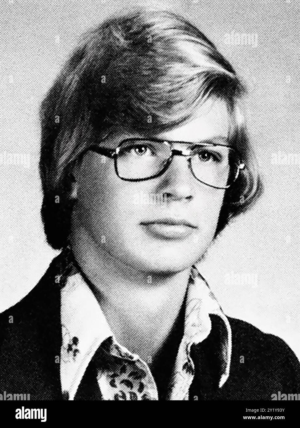 Jeffrey Dahmer High School Yearbook photo. Banque D'Images