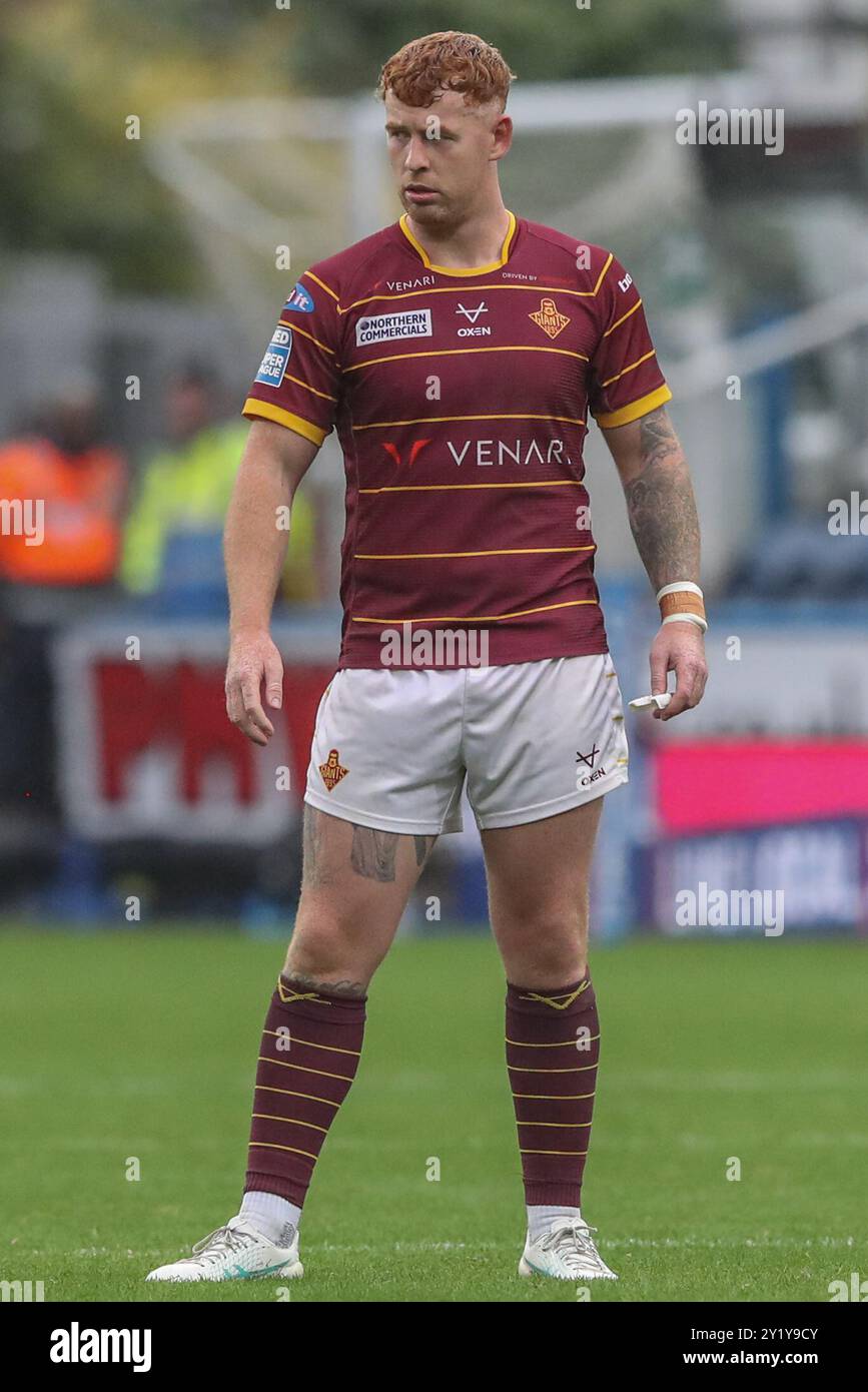 Huddersfield, Royaume-Uni. 08 septembre 2024. Harvey Livett des Huddersfield Giants lors du match de Betfred Super League Round 25 Huddersfield Giants vs London Broncos au John Smith's Stadium, Huddersfield, Royaume-Uni, le 8 septembre 2024 (photo par Alfie Cosgrove/News images) à Huddersfield, Royaume-Uni le 9/8/2024. (Photo par Alfie Cosgrove/News images/SIPA USA) crédit : SIPA USA/Alamy Live News Banque D'Images