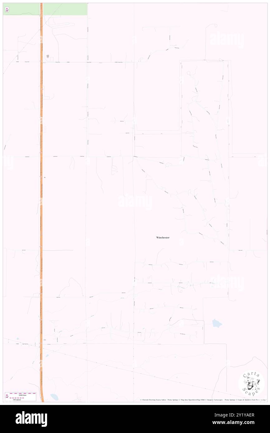 Winchester, comté d'Okmulgee, US, États-Unis, Oklahoma, n 35 47' 10'', S 95 59' 31'', carte, Cartascapes carte publiée en 2024. Explorez Cartascapes, une carte qui révèle la diversité des paysages, des cultures et des écosystèmes de la Terre. Voyage à travers le temps et l'espace, découvrir l'interconnexion du passé, du présent et de l'avenir de notre planète. Banque D'Images