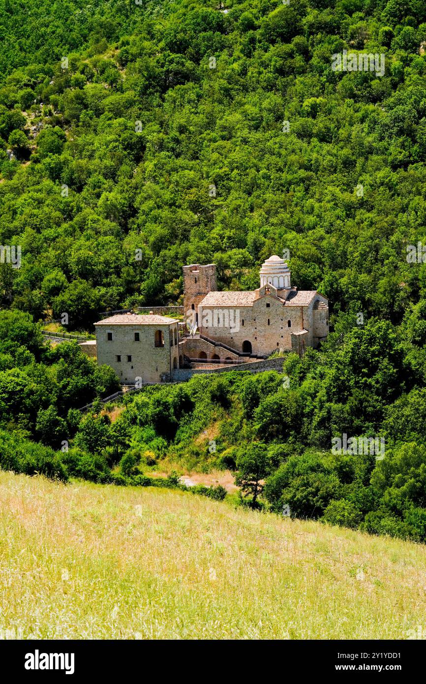Abbaye de Santangelo, Potenza, Basilicate, Italie Banque D'Images