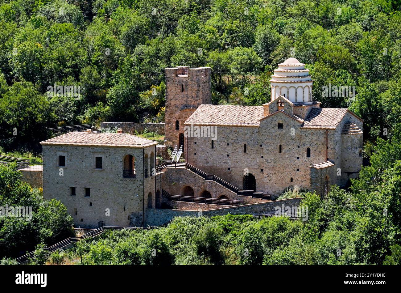 Abbaye de Santangelo, Potenza, Basilicate, Italie Banque D'Images
