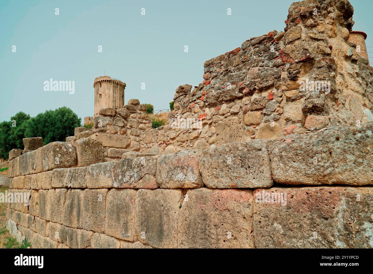 Parc archéologique de Velia, Salerne, Campanie, Italie Banque D'Images