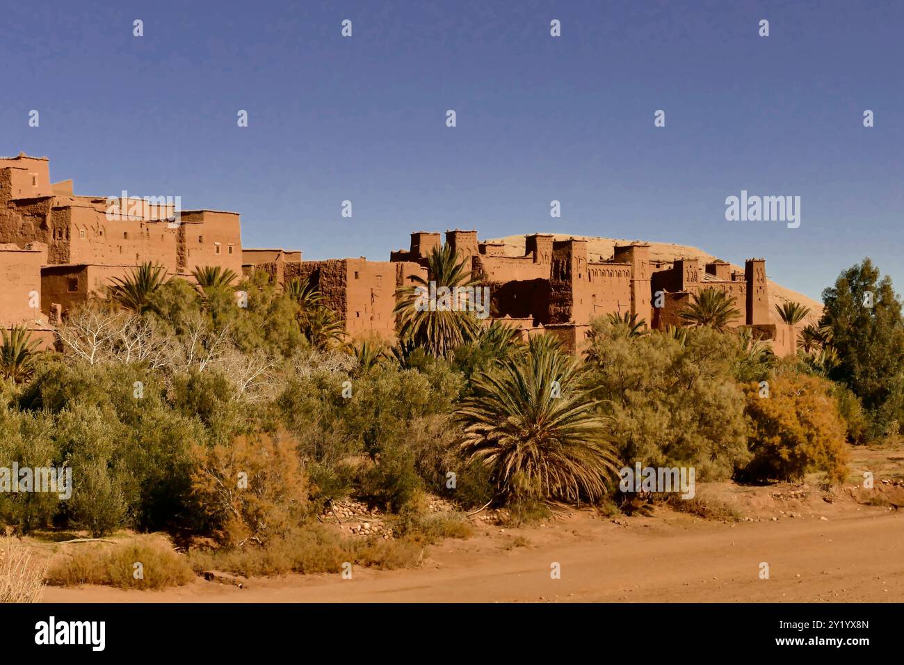 Ait Ben Haddou ancien ksar berbère patrimoine de l'UNESCO. Maroc, Magreb Afrique du Nord Banque D'Images