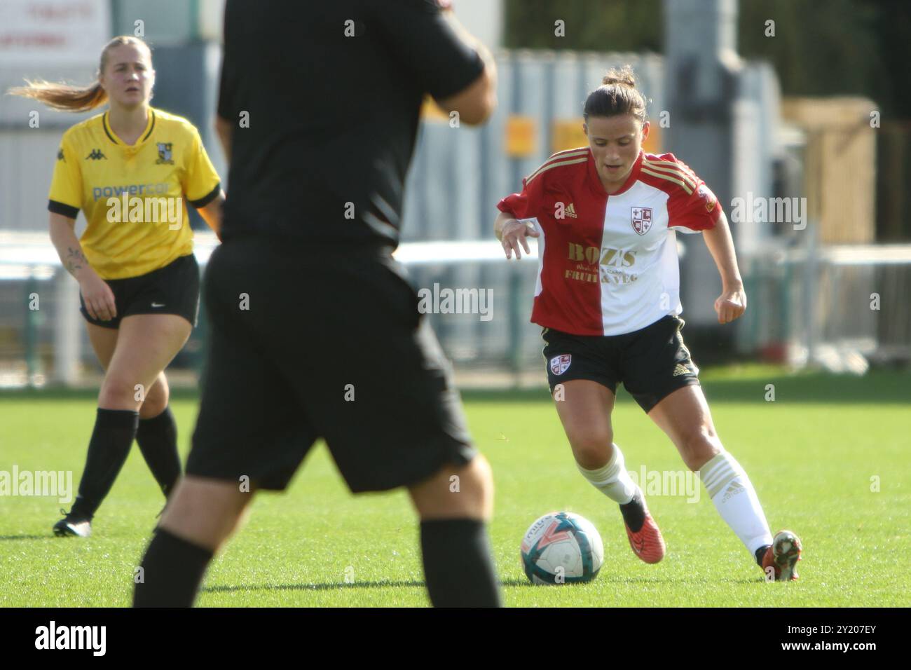 Woking FC Women v Abbey Rangers FC Women Southern Regional Womens Football League at Kingfield Woking FC 8 Sep 2024 Banque D'Images