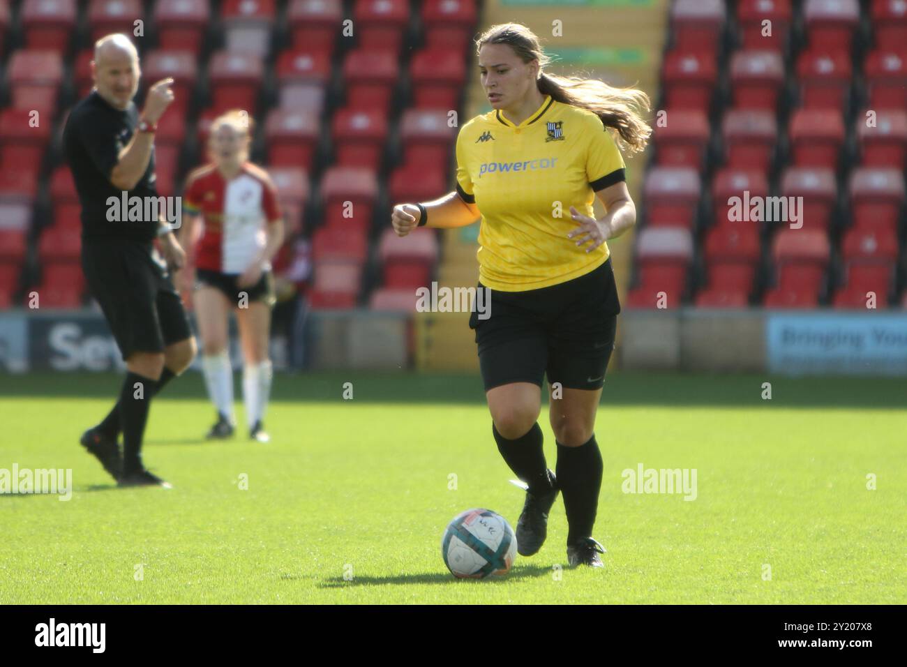 Woking FC Women v Abbey Rangers FC Women Southern Regional Womens Football League at Kingfield Woking FC 8 Sep 2024 Banque D'Images