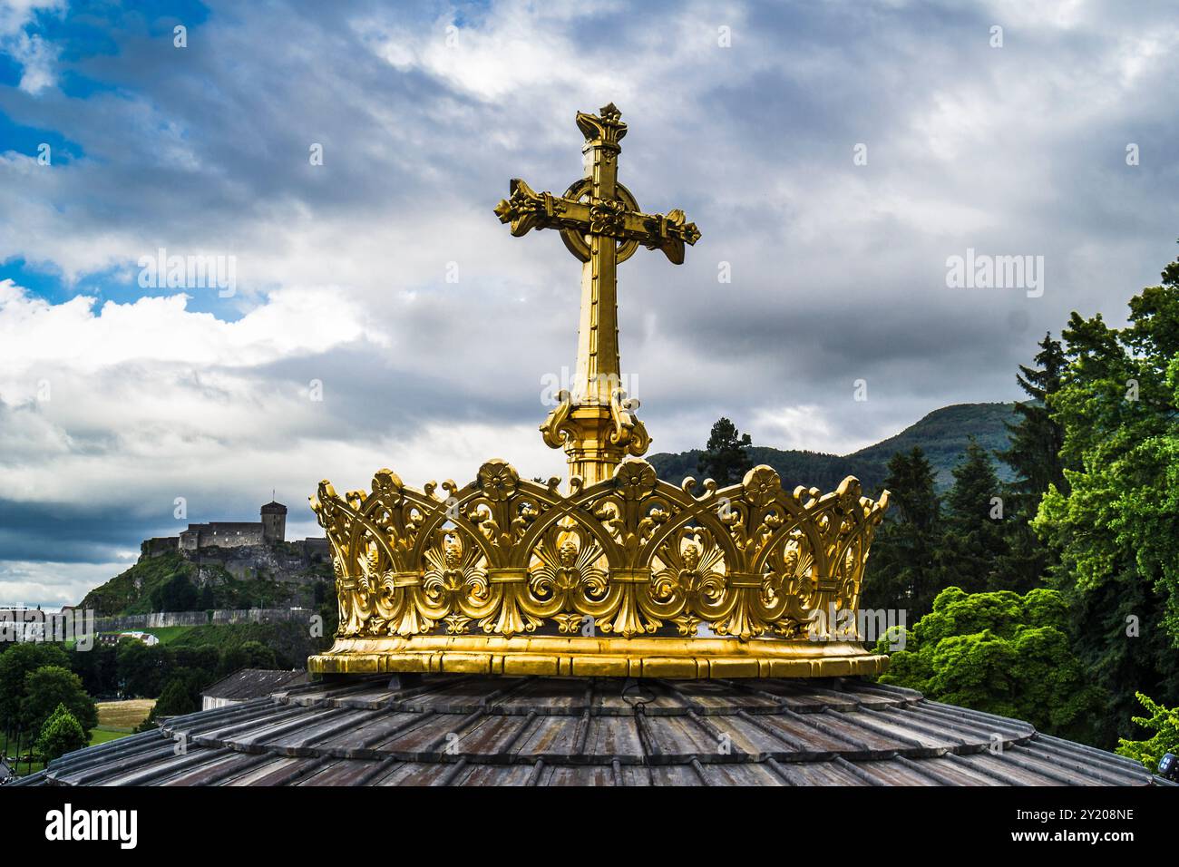 Sanctuaire de lourdes, france Banque D'Images