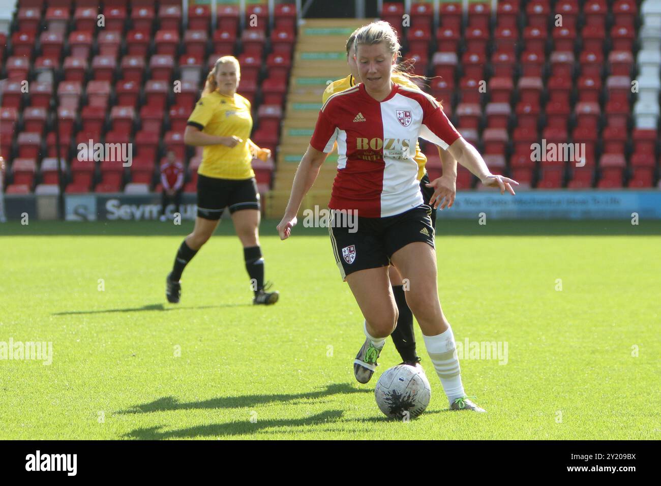 Woking FC Women v Abbey Rangers FC Women Southern Regional Womens Football League at Kingfield Woking FC 8 Sep 2024 Banque D'Images