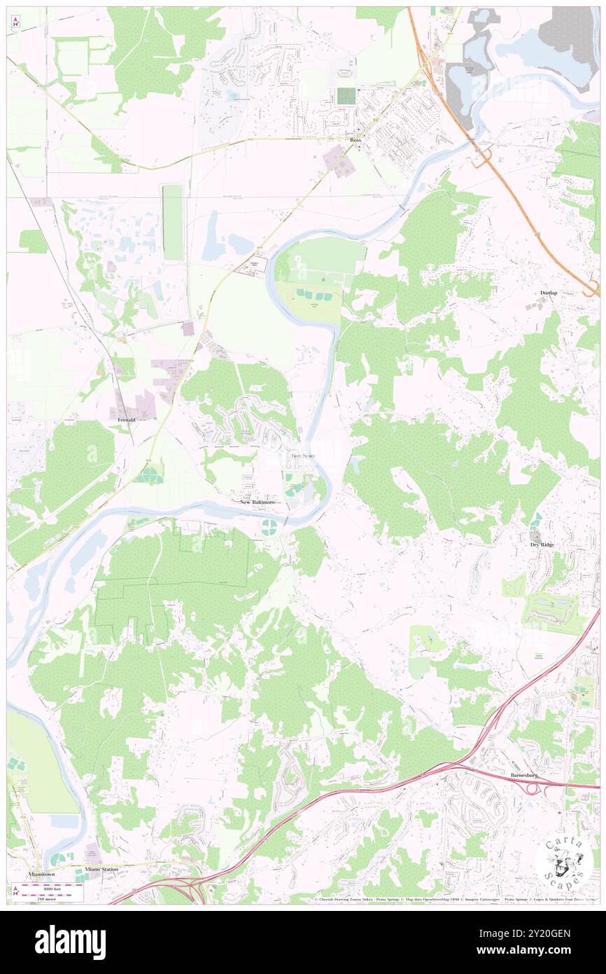 Fort Scott, comté de Hamilton, US, États-Unis, Ohio, n 39 16' 15'', S 84 39' 34'', carte, Cartascapes carte publiée en 2024. Explorez Cartascapes, une carte qui révèle la diversité des paysages, des cultures et des écosystèmes de la Terre. Voyage à travers le temps et l'espace, découvrir l'interconnexion du passé, du présent et de l'avenir de notre planète. Banque D'Images