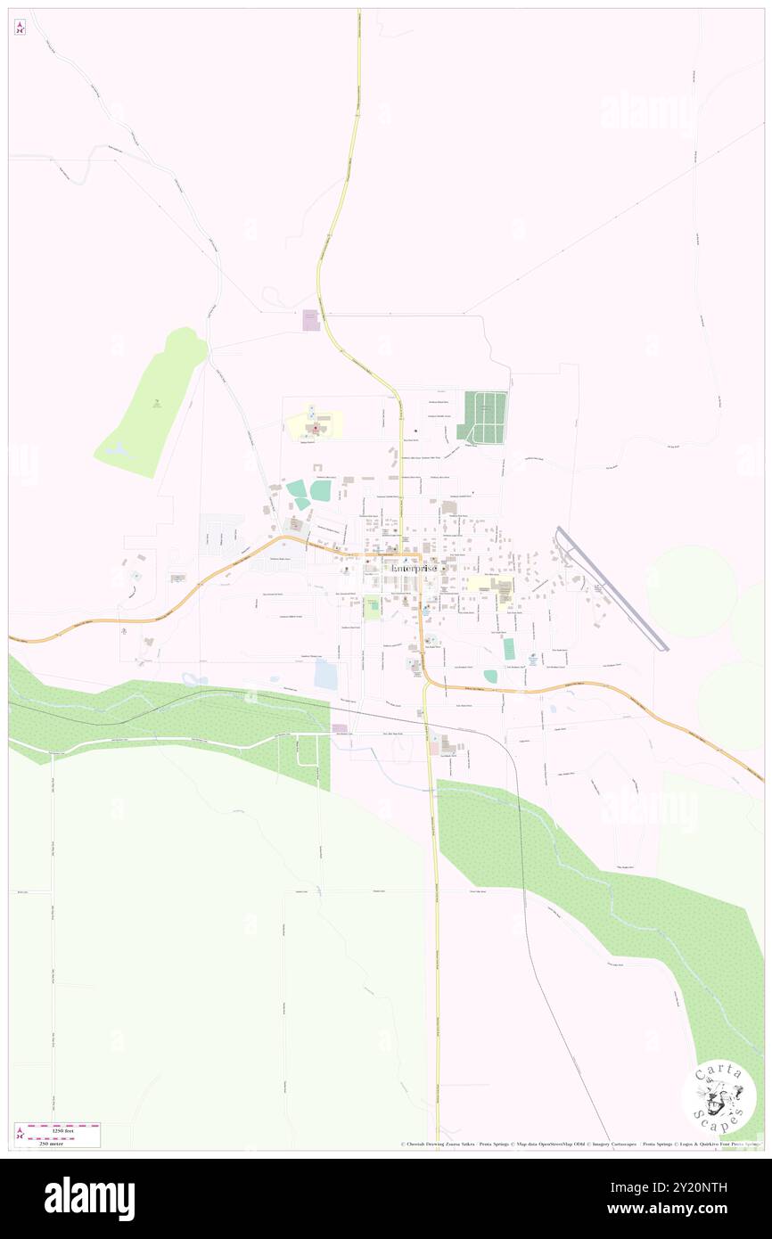 Enterprise, Comté de Wallowa, US, États-Unis, Oregon, n 45 25' 34'', S 117 16' 43'', carte, Cartascapes carte publiée en 2024. Explorez Cartascapes, une carte qui révèle la diversité des paysages, des cultures et des écosystèmes de la Terre. Voyage à travers le temps et l'espace, découvrir l'interconnexion du passé, du présent et de l'avenir de notre planète. Banque D'Images