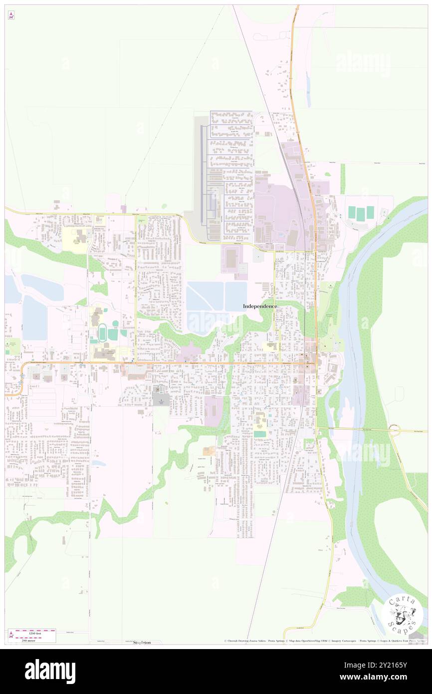 Indépendance, comté de Polk, États-Unis, Oregon, n 44 51' 4'', S 123 11' 12'', carte, Cartascapes carte publiée en 2024. Explorez Cartascapes, une carte qui révèle la diversité des paysages, des cultures et des écosystèmes de la Terre. Voyage à travers le temps et l'espace, découvrir l'interconnexion du passé, du présent et de l'avenir de notre planète. Banque D'Images