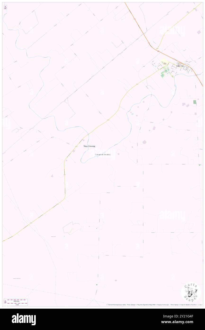 Conquista Crossing, Comté de Karnes, US, États-Unis, Texas, n 28 56' 33'', S 98 3' 26'', carte, Cartascapes carte publiée en 2024. Explorez Cartascapes, une carte qui révèle la diversité des paysages, des cultures et des écosystèmes de la Terre. Voyage à travers le temps et l'espace, découvrir l'interconnexion du passé, du présent et de l'avenir de notre planète. Banque D'Images