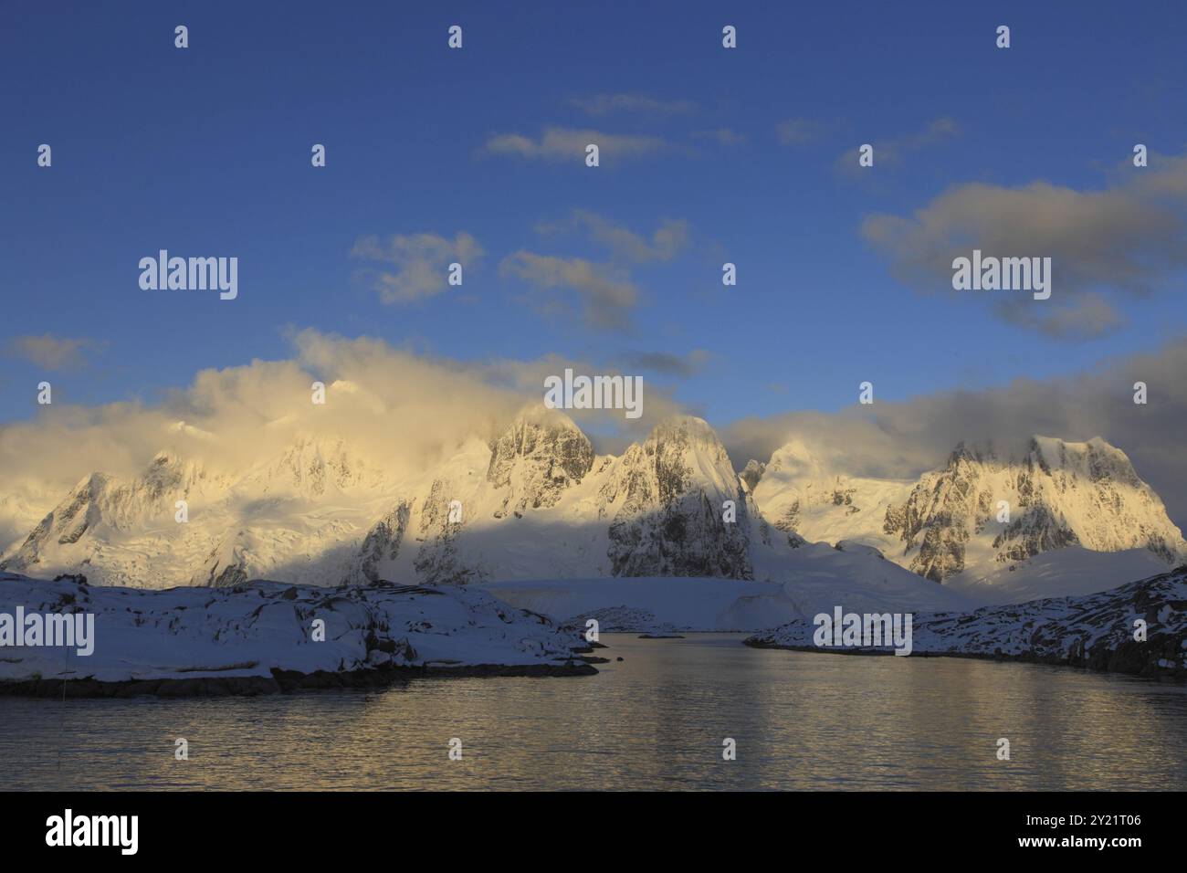 Beau paysage en Antarctique, très éloigné Banque D'Images