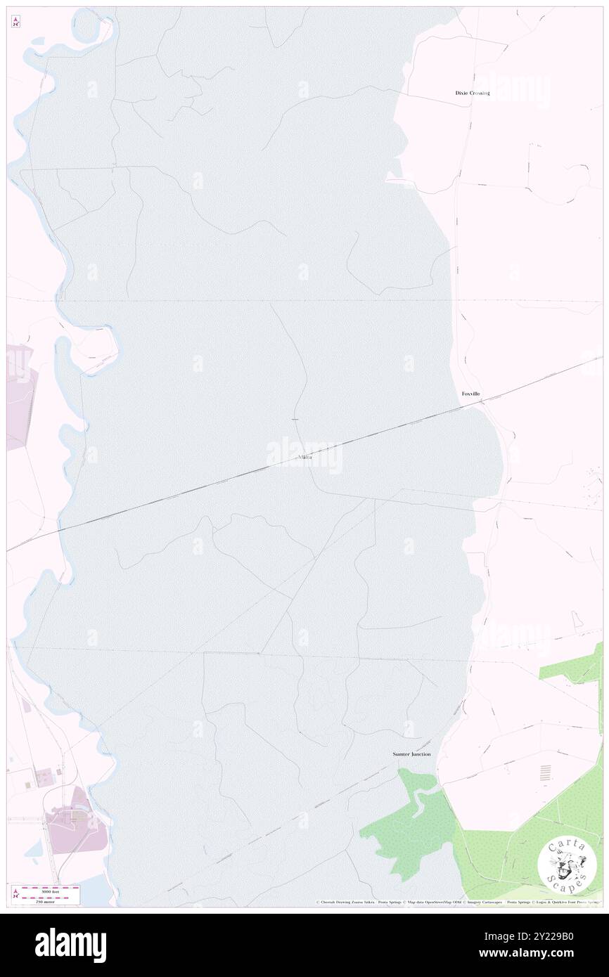 Malte, Comté de Sumter, US, États-Unis, Caroline du Sud, n 33 52' 37'', S 80 35' 2'', carte, Cartascapes carte publiée en 2024. Explorez Cartascapes, une carte qui révèle la diversité des paysages, des cultures et des écosystèmes de la Terre. Voyage à travers le temps et l'espace, découvrir l'interconnexion du passé, du présent et de l'avenir de notre planète. Banque D'Images