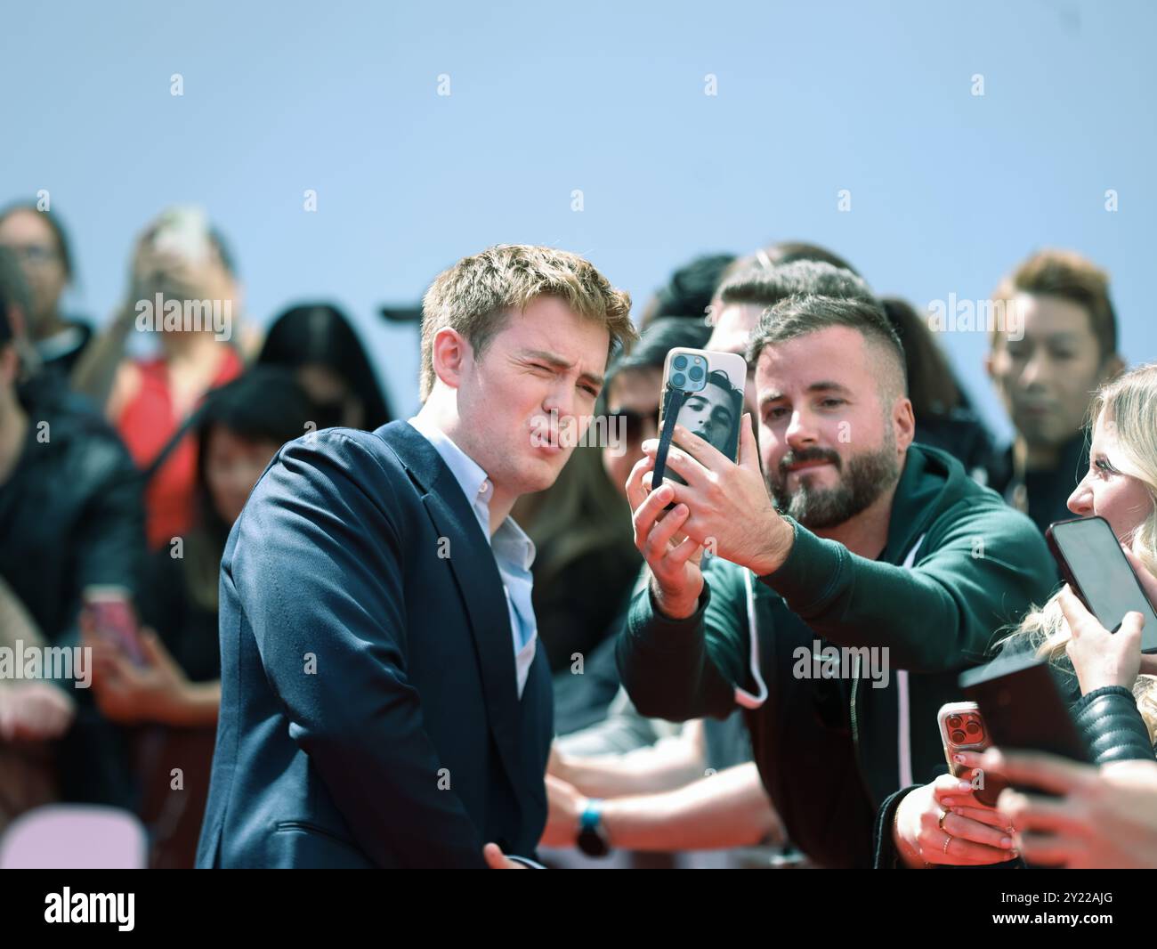 Toronto, Canada. 08 septembre 2024. Kit O'Connor sur le tapis rouge au Festival international du film de Toronto pour le gala de présentation du film "le robot sauvage" projection Roy Thomson Hall Theatre 8 septembre crédit : Sharon Dobson/Alamy Live News crédit : Sharon Dobson/Alamy Live News Banque D'Images