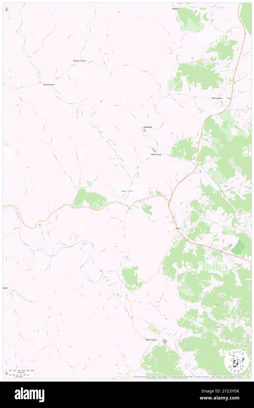 Sugar Grove, Comté de Watauga, US, États-Unis, Caroline du Nord, n 36 15' 28'', S 81 47' 17'', carte, Cartascapes carte publiée en 2024. Explorez Cartascapes, une carte qui révèle la diversité des paysages, des cultures et des écosystèmes de la Terre. Voyage à travers le temps et l'espace, découvrir l'interconnexion du passé, du présent et de l'avenir de notre planète. Banque D'Images