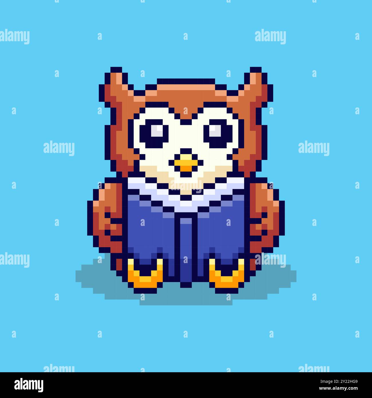 Illustration vectorielle de Owl lisant un livre avec Pixel Art Design, parfait pour les dessins à thème des actifs de jeu Illustration de Vecteur Illustration vectorielle de Owl lisant un livre avec Pixel Art Design, parfait pour les dessins à thème des actifs de jeu Illustration de Vecteur