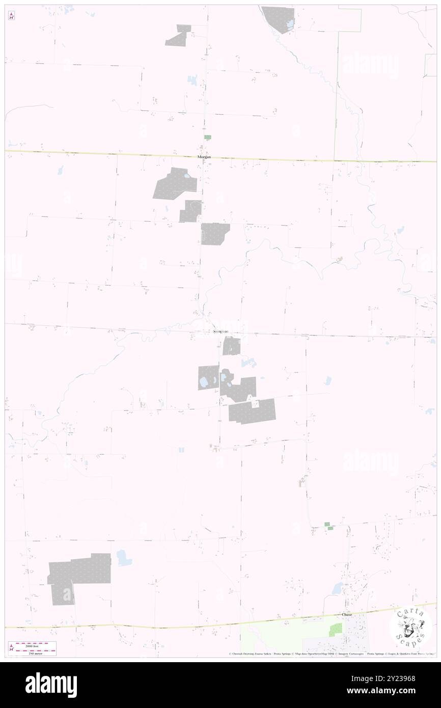 Sampson, Comté d'Oconto, US, États-Unis, Wisconsin, n 44 45' 53'', S 88 11' 10'', carte, Cartascapes carte publiée en 2024. Explorez Cartascapes, une carte qui révèle la diversité des paysages, des cultures et des écosystèmes de la Terre. Voyage à travers le temps et l'espace, découvrir l'interconnexion du passé, du présent et de l'avenir de notre planète. Banque D'Images