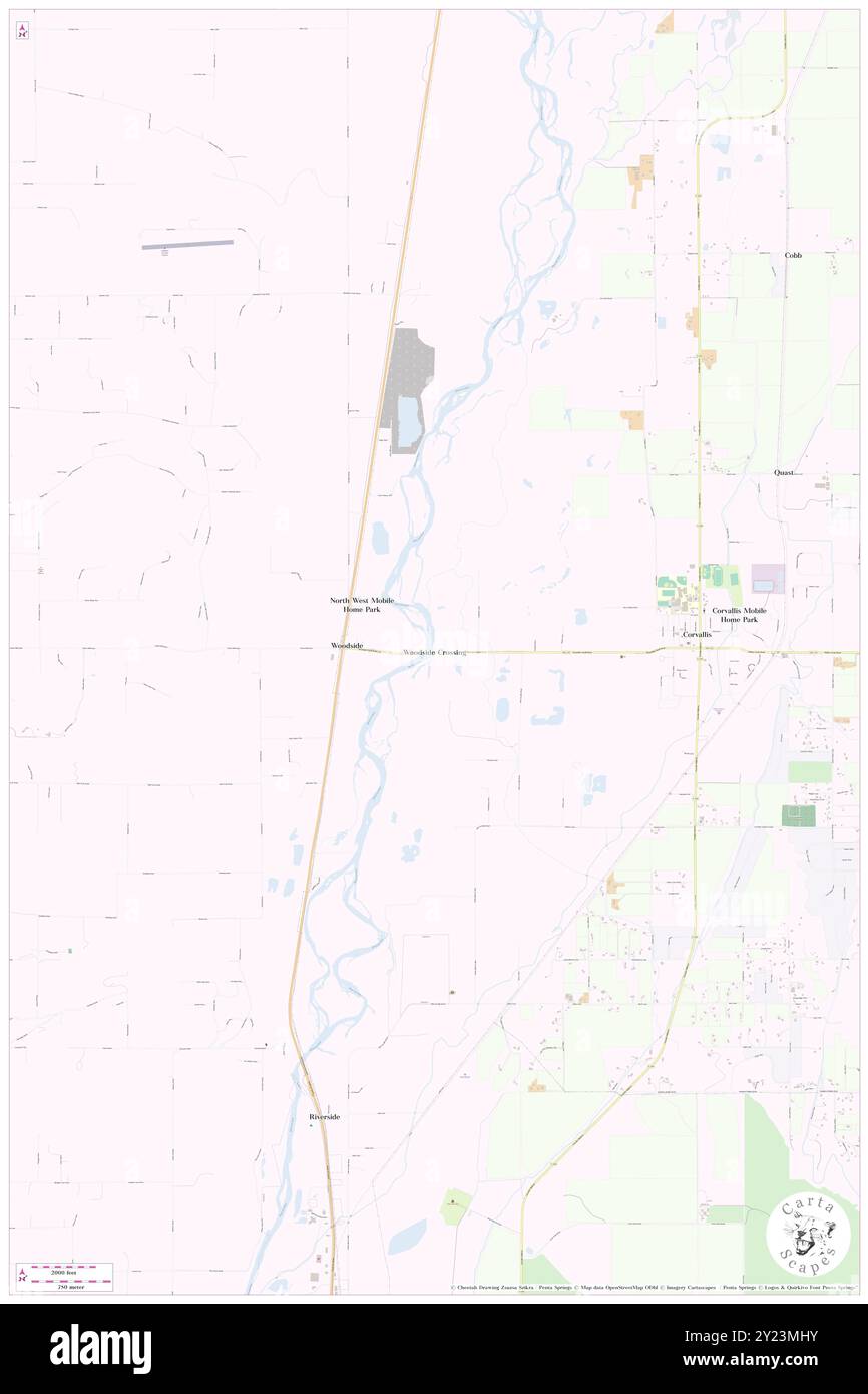 Woodside Crossing, Comté de Ravalli, US, États-Unis, Montana, n 46 18' 45'', S 114 8' 42'', carte, Cartascapes carte publiée en 2024. Explorez Cartascapes, une carte qui révèle la diversité des paysages, des cultures et des écosystèmes de la Terre. Voyage à travers le temps et l'espace, découvrir l'interconnexion du passé, du présent et de l'avenir de notre planète. Banque D'Images