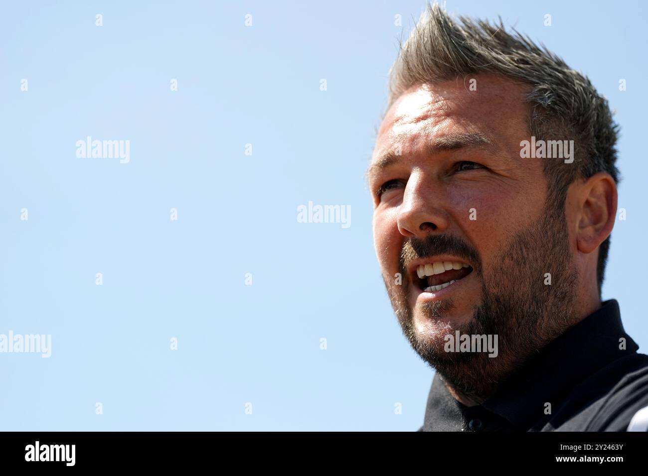 Photo du dossier datée du 30-05-2023 du manager des U21 du pays de Galles Matty Jones. Le patron des moins de 21 ans du pays de Galles, Matty Jones, est confiant que ses jeunes joueurs peuvent gérer la pression dans la course pour la qualification Euro 2025. Date d'émission : lundi 9 septembre 2024. Banque D'Images