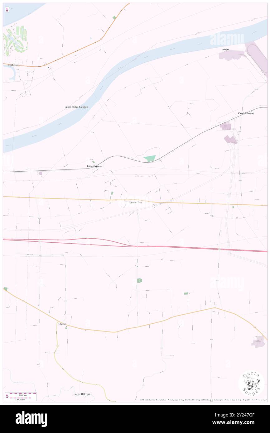 Possum Trot, Comté de Marshall, US, États-Unis, Kentucky, n 37 0' 20'', S 88 25' 50'', carte, Cartascapes carte publiée en 2024. Explorez Cartascapes, une carte qui révèle la diversité des paysages, des cultures et des écosystèmes de la Terre. Voyage à travers le temps et l'espace, découvrir l'interconnexion du passé, du présent et de l'avenir de notre planète. Banque D'Images