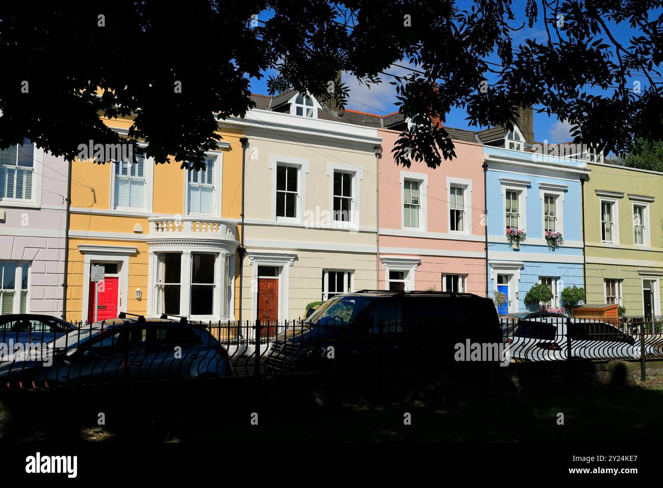 Bute Esplanade, baie de Cardiff, Cardiff, pays de Galles. Banque D'Images