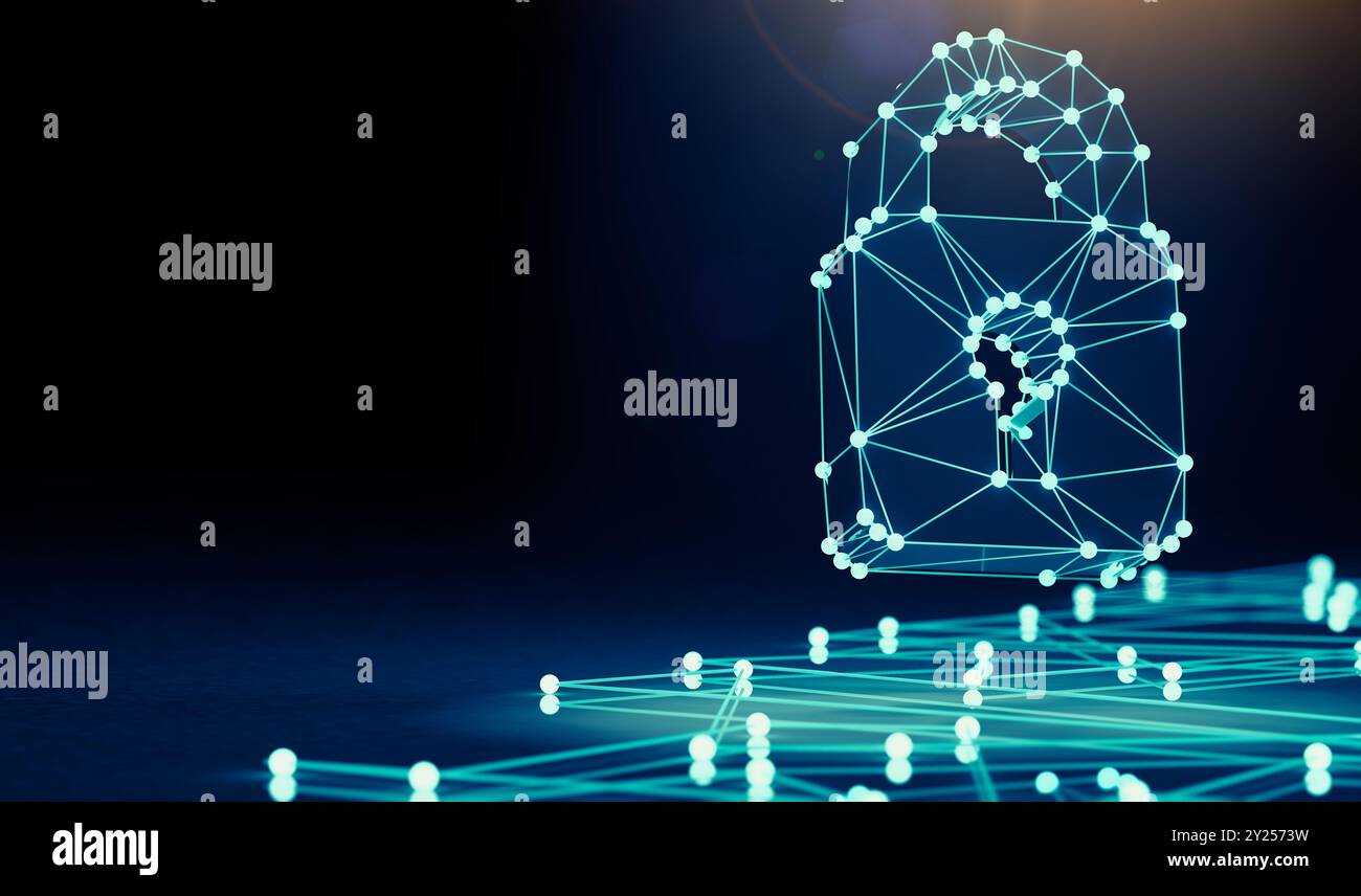 Analyse du volume de données et industrie de l'informatique.structure des données et outils d'information pour les entreprises de réseautage et la cybersécurité. Banque D'Images