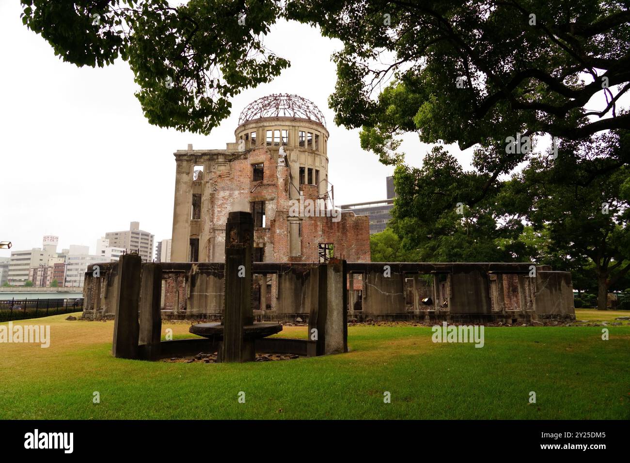 La ville d'Hiroshima et la tragédie nucléaire Banque D'Images