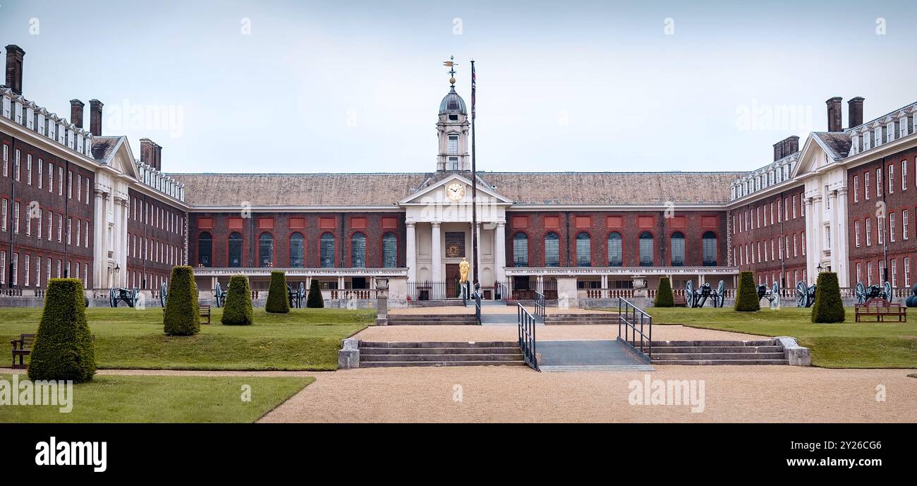 Le Royal Chelsea Hospital à Chelsea Londres, Royaume-Uni. Banque D'Images