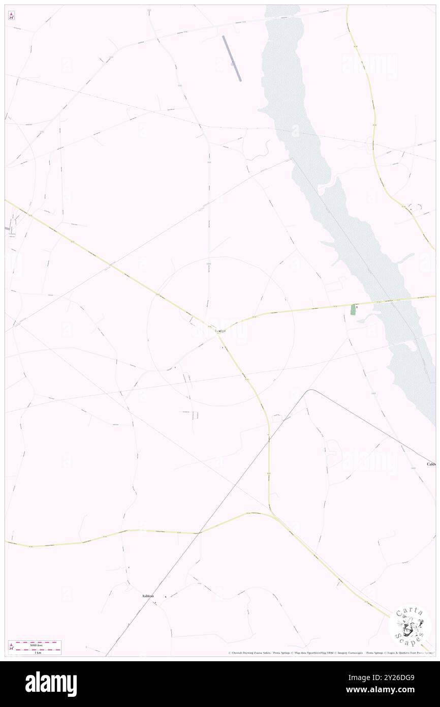 Lodge, Comté de Colleton, US, États-Unis, Caroline du Sud, n 33 4' 4'', S 80 57' 13'', carte, Cartascapes carte publiée en 2024. Explorez Cartascapes, une carte qui révèle la diversité des paysages, des cultures et des écosystèmes de la Terre. Voyage à travers le temps et l'espace, découvrir l'interconnexion du passé, du présent et de l'avenir de notre planète. Banque D'Images