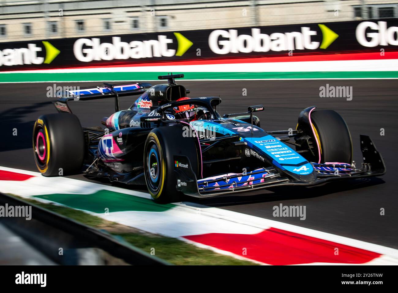 Monza, Italie. 30 août 2024. Formule 1 Pirelli Gran Premio D'Italia. Vendredi, essais libres. Esteban Ocon, Alpine. Banque D'Images