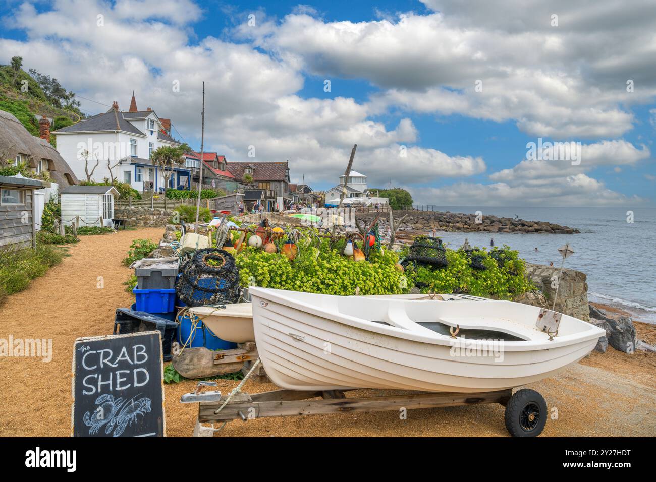 Steephill Cove, près de Ventnor, île de Wight, Angleterre, Royaume-Uni Banque D'Images