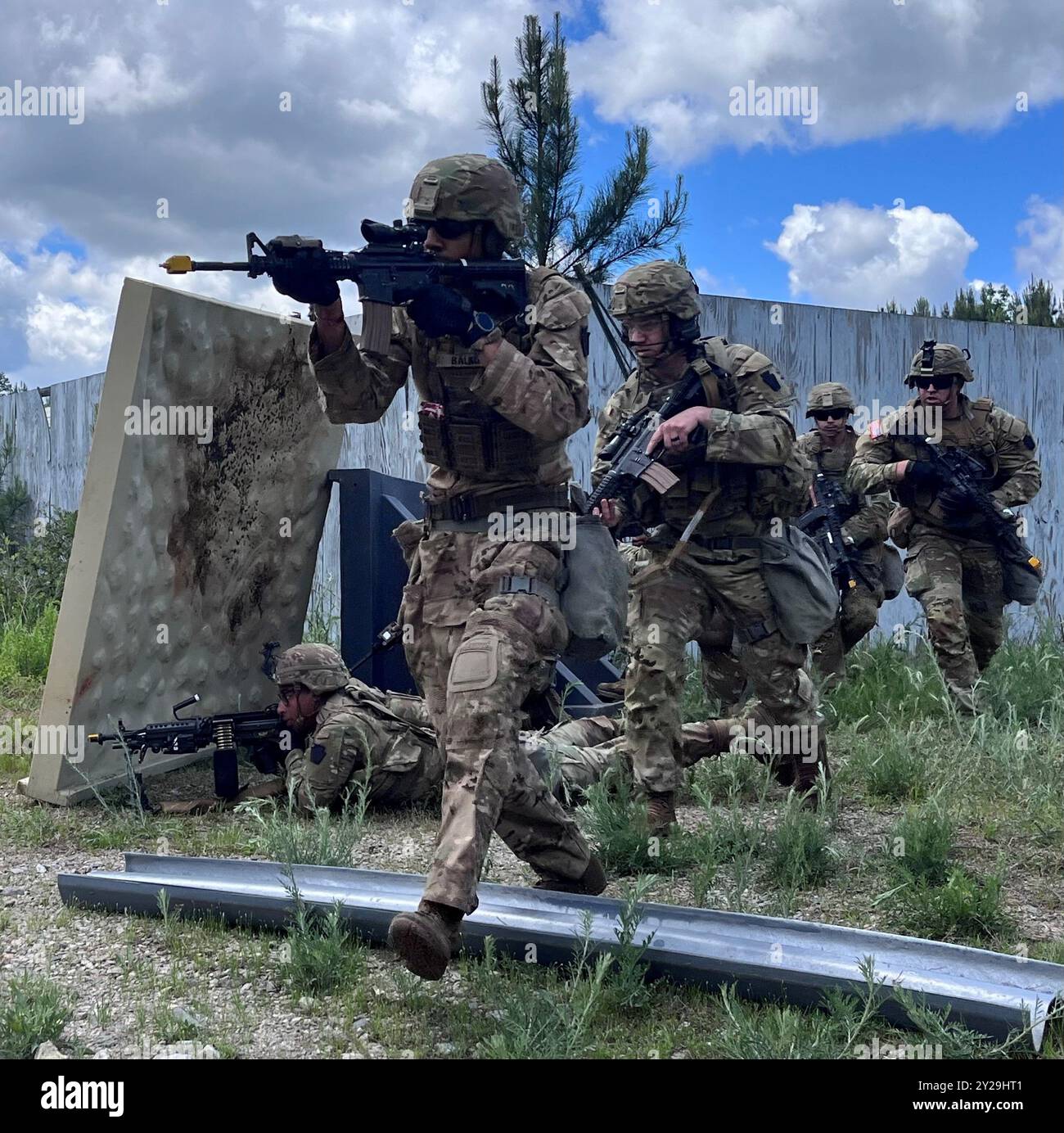 Équipe de combat de la 56e brigade Stryker (photo de la Garde nationale de l'armée américaine par le SPC Stephen Scharf) Banque D'Images