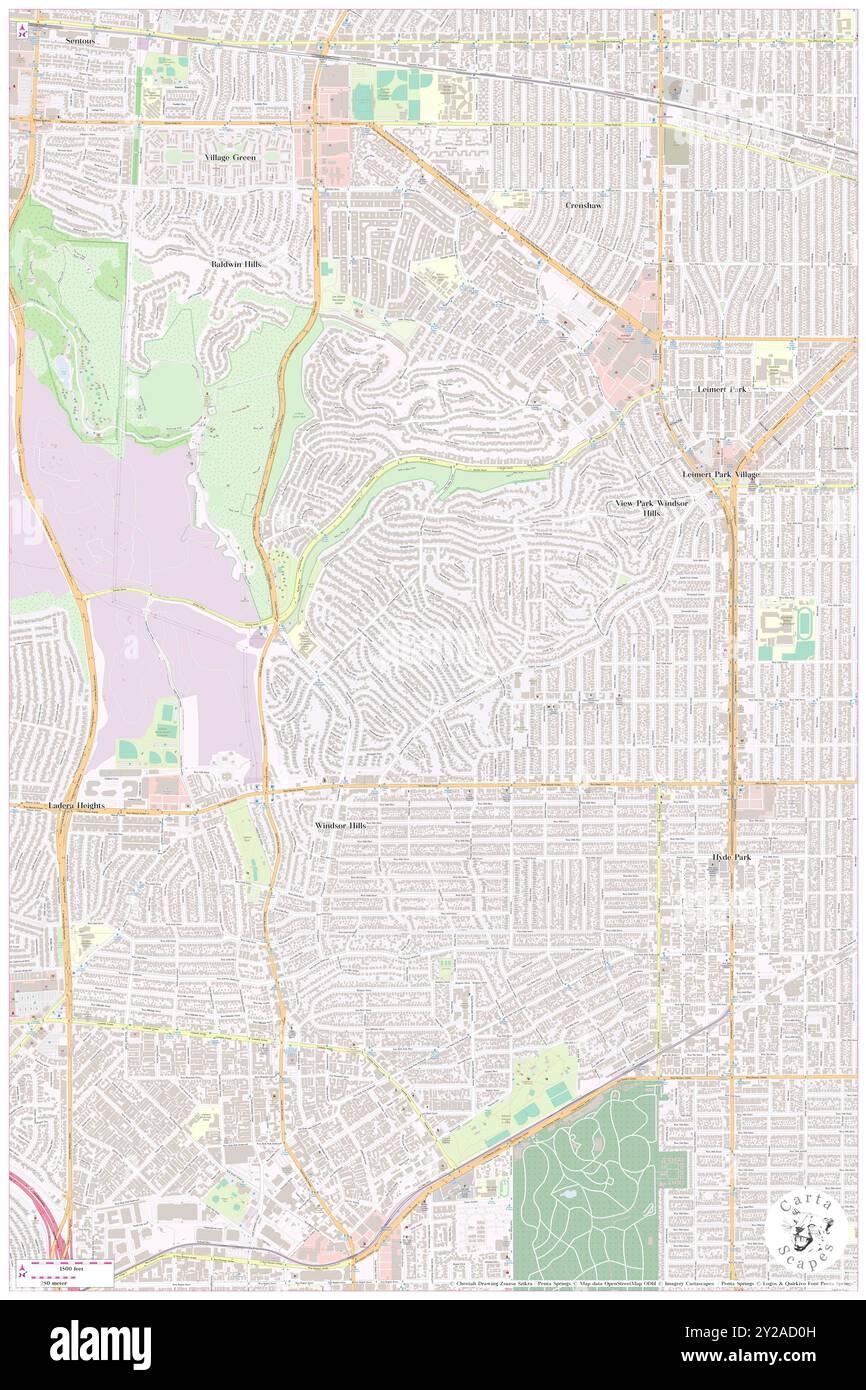 Park-Windsor Hills, Comté de Los Angeles, US, États-Unis, Californie, n 33 59' 43'', S 118 20' 54'', carte, Cartascapes carte publiée en 2024. Explorez Cartascapes, une carte qui révèle la diversité des paysages, des cultures et des écosystèmes de la Terre. Voyage à travers le temps et l'espace, découvrir l'interconnexion du passé, du présent et de l'avenir de notre planète. Banque D'Images