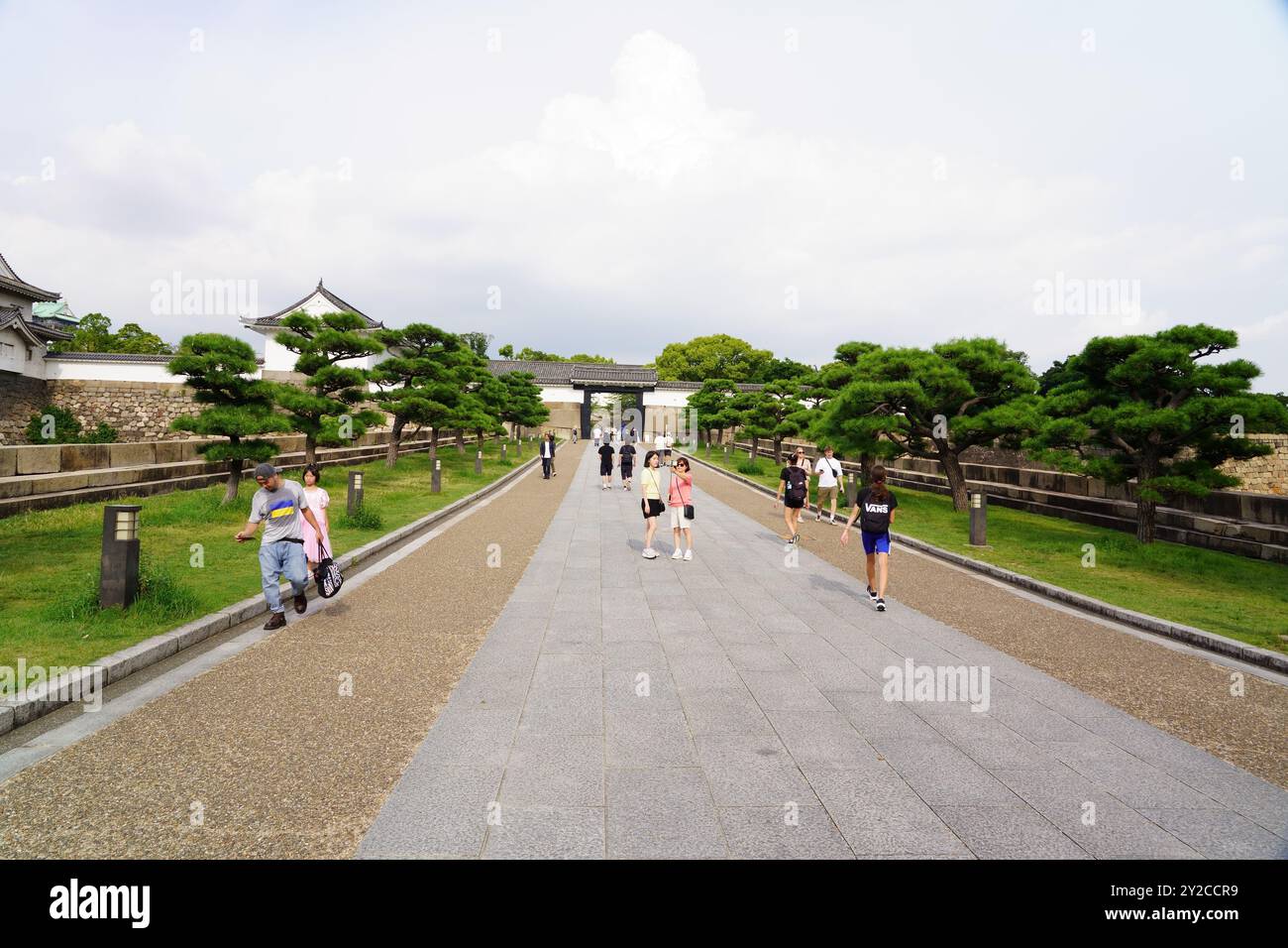 L'ancien château d'Osaka (Japon) Banque D'Images